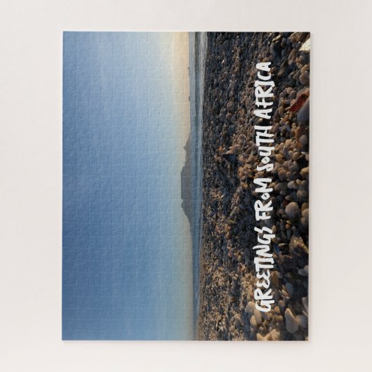 Puzzle Plage de Blouberg Table Mountain Vue Océan (Vertical)