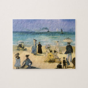Puzzle Plage de Boulogne par Edouard Manet, Art ancien