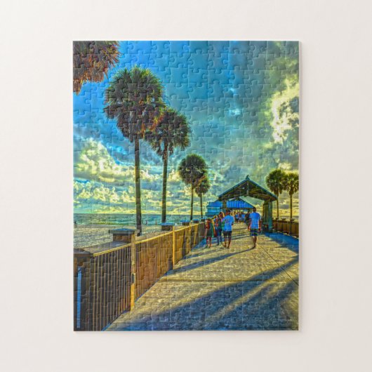 Puzzle Plage de Clearwater Floride. (Vertical)