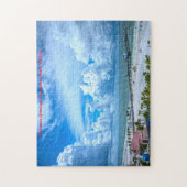 Puzzle Plage de Clearwater Floride. Vœux de Noël (Vertical)