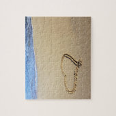 Puzzle Plage de coeur d'amour (Vertical)