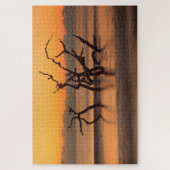 Puzzle Plage de Driftwood à Sunrise Jekyll Island Georgia (Vertical)