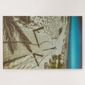 Puzzle Plage de Fonte da Telha sur la côte de Costa da Ca (Horizontal)