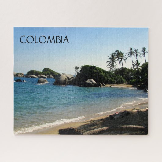 Puzzle plage de la colombie-carbean (Horizontal)