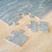 Puzzle Plage de la mer Méditerranée avec de grandes (Côté)