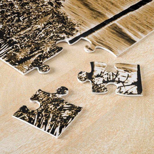 Puzzle plage de laguna vintage (Côté)