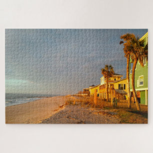 Puzzle Plage de l'île Edisto en Caroline du Sud.