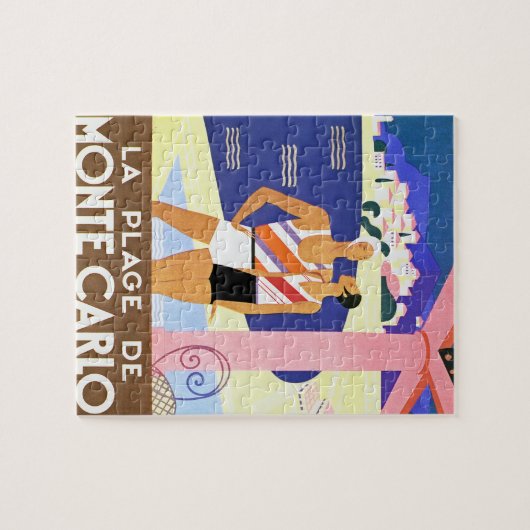 Puzzle Plage De Monte Carlo de La (Horizontal)