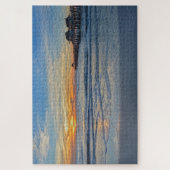 Puzzle Plage de Naples, la Floride, pilier au coucher du (Vertical)