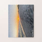 Puzzle Plage de Navarre Floride coucher de soleil (Vertical)