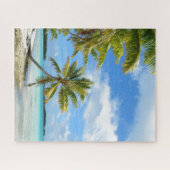 Puzzle Plage de palmier sur une île tropicale (Horizontal)