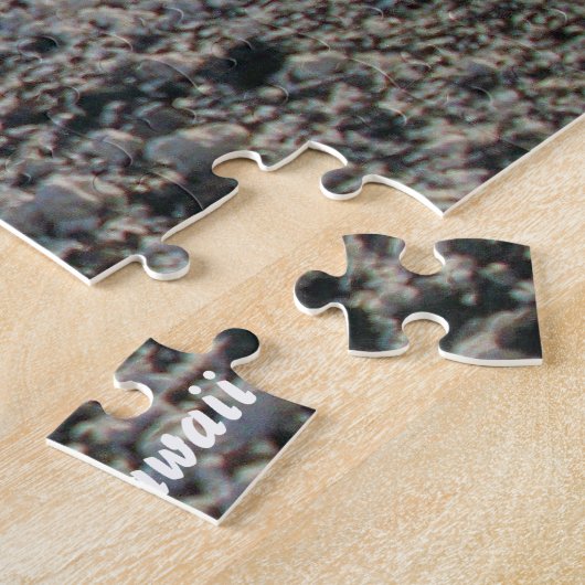 Puzzle Plage de sable noir à Hawaii (Côté)