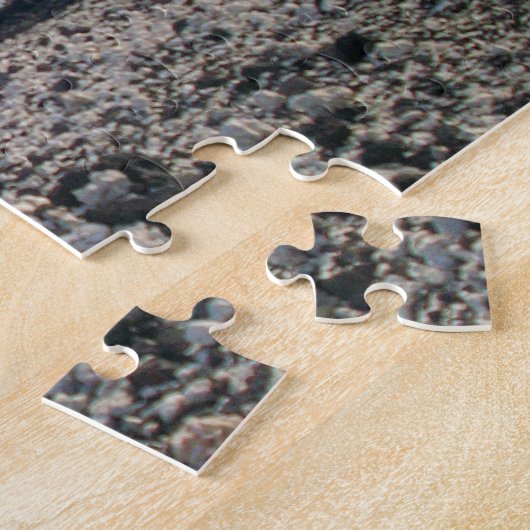 Puzzle Plage de sable noir à Hawaii (Côté)