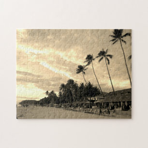 Puzzle plage de sepia boracay
