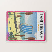 Puzzle Plage de Tahiti st tropez (Horizontal)