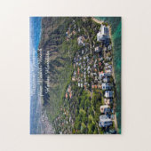 Puzzle Plage de Waikiki Hawaii Honolulu.  (Vertical)