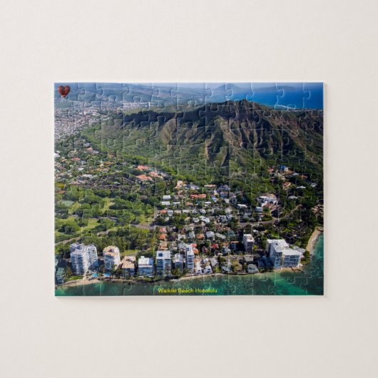 Puzzle Plage de Waikiki Honolulu (Horizontal)