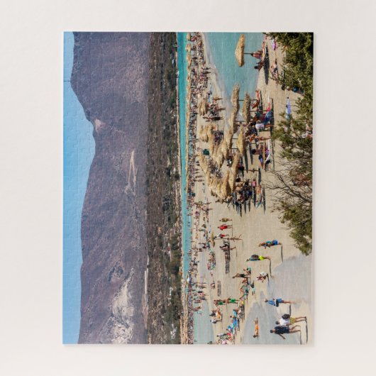 Puzzle Plage d'Elafonisi, Canée, Crète, Grèce (Vertical)