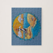 Puzzle Plage d'été amusant soleil bord de mer côte (Vertical)