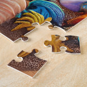 Puzzle Plage d'imaginaire mystique coucher de soleil avec (Côté)