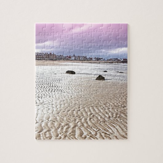 Puzzle Plage du nord de Berwick en Ecosse (Vertical)