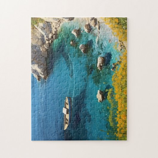 Puzzle Plage en Grèce (Vertical)