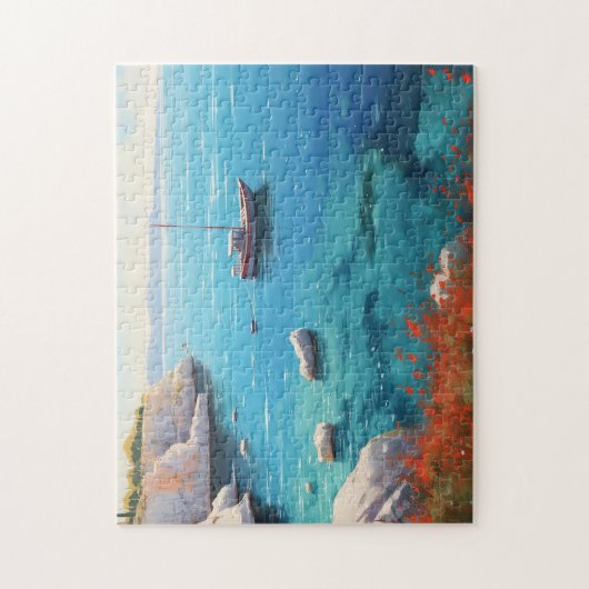 Puzzle Plage en Grèce (Vertical)