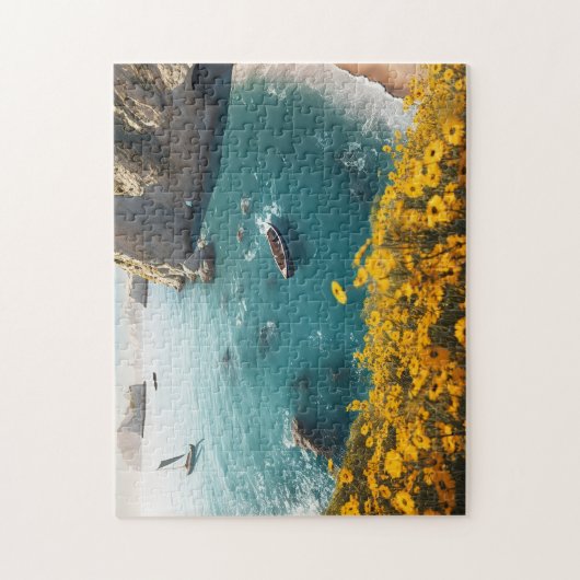 Puzzle Plage en Grèce (Vertical)