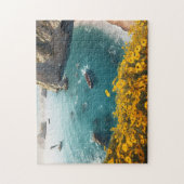 Puzzle Plage en Grèce peinture (Vertical)