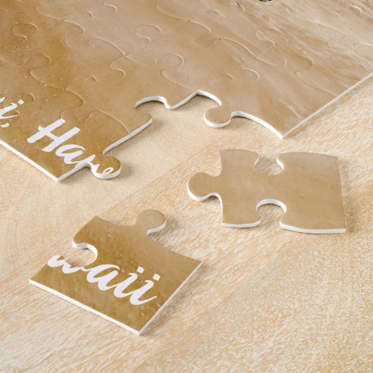 Puzzle Plage ensoleillée de Maui et palmiers (Côté)