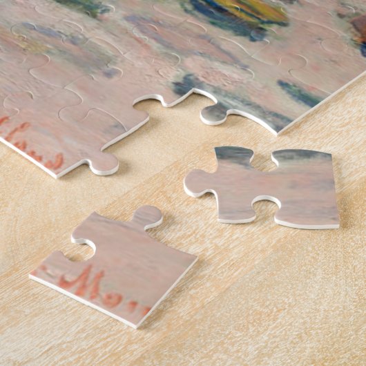 Puzzle Plage et Falaise d'Amont Monet (Côté)