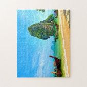 Puzzle Plage ferroviaire de Krabi, Thaïlande (Vertical)