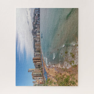 Puzzle Plage Llevant, Benidorm, Costa Blanca, Espagne