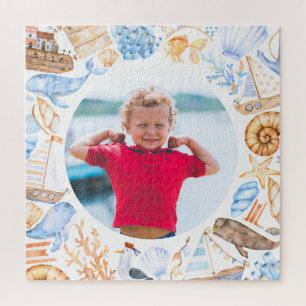 Puzzle plage nautique enfants mignon photo