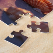 Puzzle Plage océanique avec étoile de mer violette (Côté)
