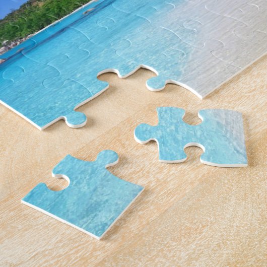Puzzle Plage paradisiaque tropicale (Côté)