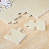 Puzzle Plage Patriotique Cavalier King Charles Spaniels (Côté)