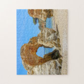 Puzzle Plage Portugal avec rochers dans l'Algarve (Vertical)