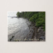 Puzzle Plage rocheuse du lac Cayuga (Horizontal)