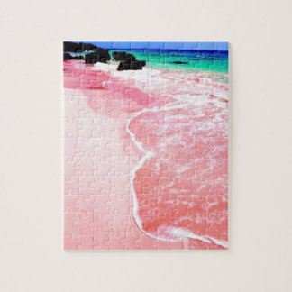 Puzzle Plage rose des Bermudes