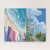 Puzzle Plage Sud de Miami Floride (Horizontal)