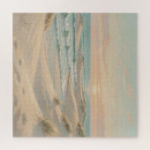 Puzzle Plage Tranquille Coucher de Soleil Dunes Vagues Oc (Horizontal)