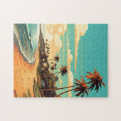 Puzzle Plage Tropicale (Horizontal)