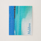Puzzle Plage tropicale aux Maldives (Vertical)