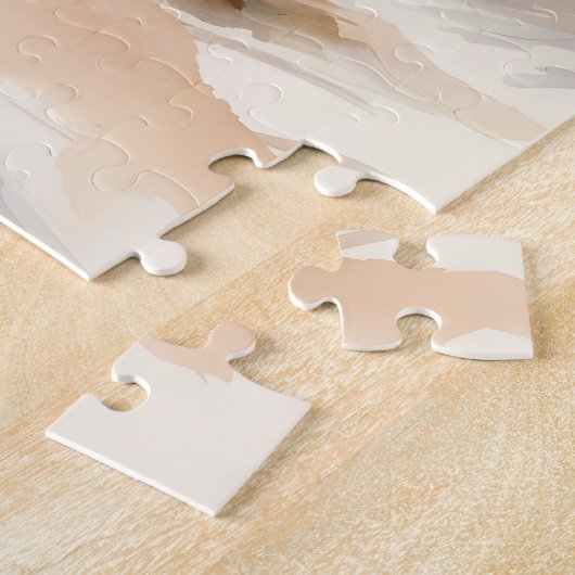 Puzzle Plage tropicale avec palmiers (Côté)