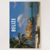 Puzzle Plage tropicale de Belize Ambergris Caye (Vertical)