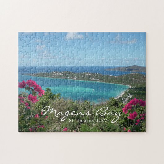 Puzzle Plage tropicale de Magens Bay St. Thomas, Îles Vie (Horizontal)