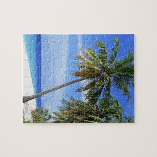 Puzzle Plage tropicale de Palm Tree (Horizontal)