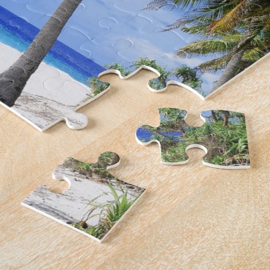 Puzzle Plage tropicale de Palm Tree (Côté)