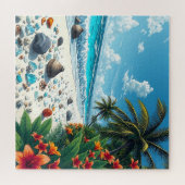 Puzzle Plage Tropicale Plage Plage Plage Côtière Art Baln (Horizontal)